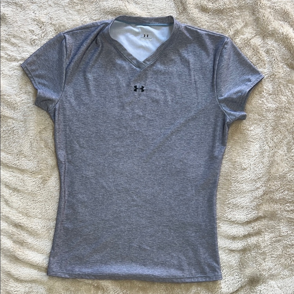 Under Armour Gray‎ Fitted Short Sleeve Tee